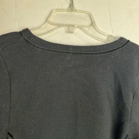 Dale Of Norway Merino Wool Jacket Black Gray Zipper Sweater Cardigan Knit Top M - Picture 11 of 16